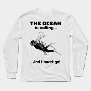 Vintage Ocean Diving Long Sleeve T-Shirt